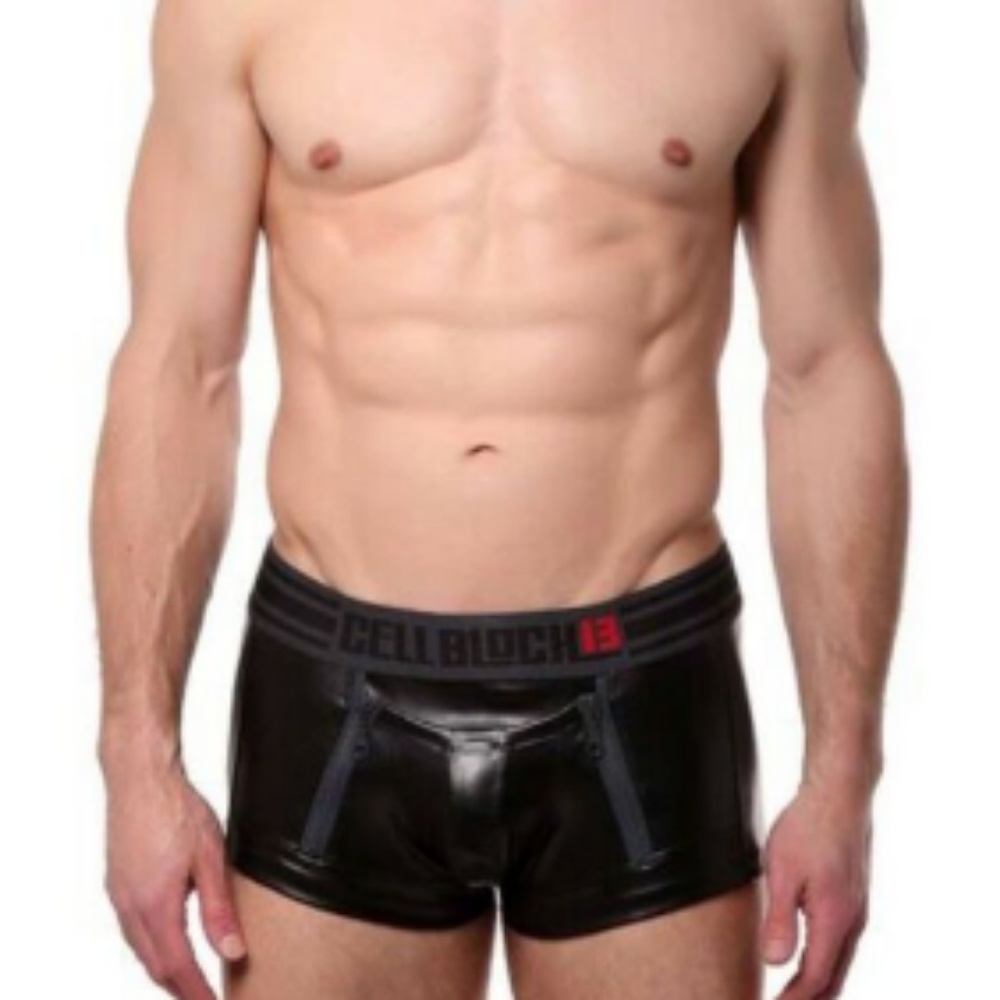 CellBlock13 Red Octane Jock Trunk Grey **New**